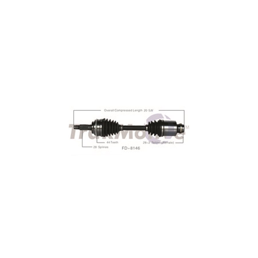Cardan Avant Droit Ford Focus II Phase 2 1.6i 16V - Référence 1726946, Occasion