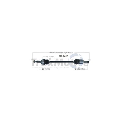 Cardan Arrière Gauche Ford Cardan Arrière Gauche Ford