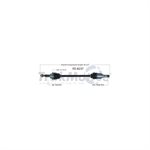 Cardan Arrière Gauche Ford Cardan Arrière Gauche Ford