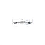 Cardan Avant Droit Geo,Isuzu