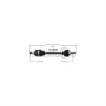 Cardan Avant Droit Honda