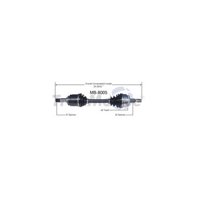 Cardan Avant Gauche Mercedes Remplace FD-8084 Cardan Avant Gauche Mercedes Remplace FD-8084
